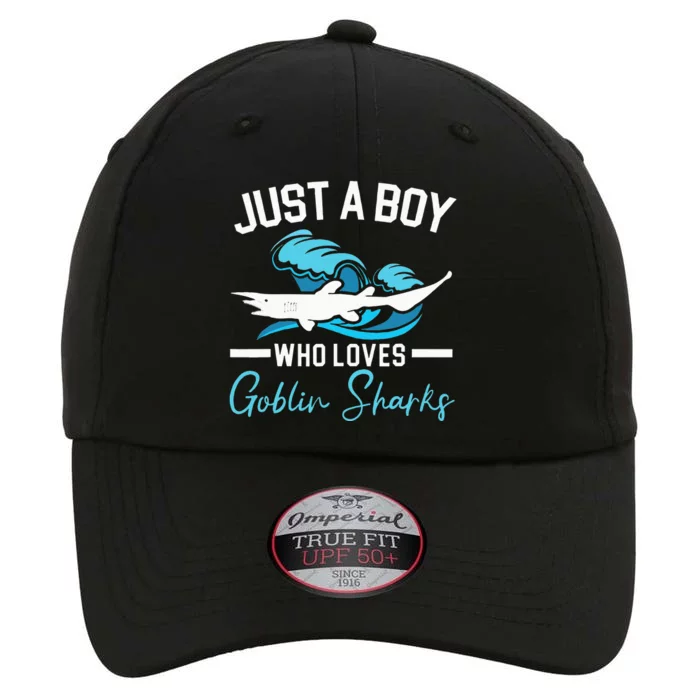 Just A Who Loves Goblin Sharks Animal Marine Biologist The Original Performance Cap