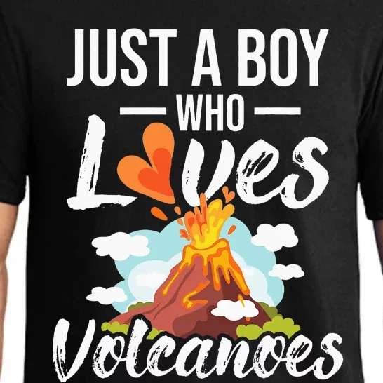 Just A  Who Loves Volcanoes Pajama Set