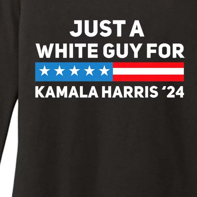 Just A White Guy For Kamala Harris 2024 President Election Womens CVC Long Sleeve Shirt