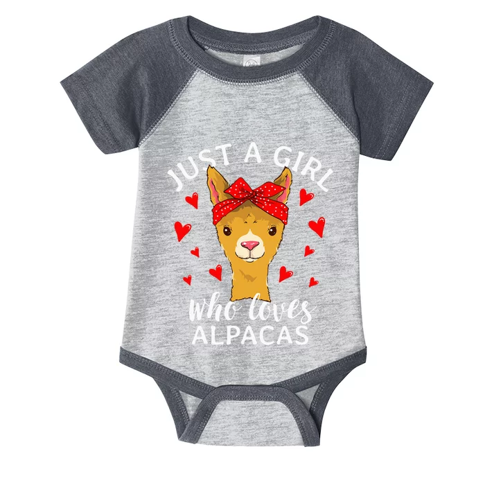 Just A Who Loves Alpacas Llama Lover Infant Baby Jersey Bodysuit