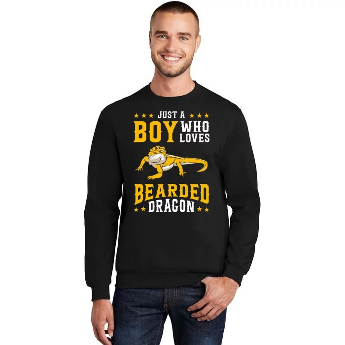 Just A  Who Loves Bearded Dragon Tall Sweatshirt