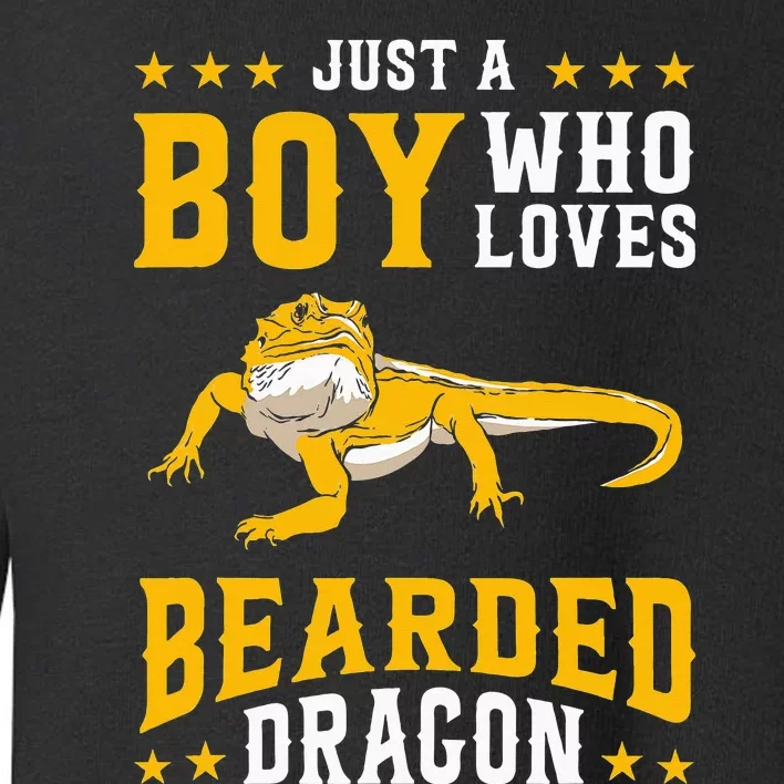 Just A  Who Loves Bearded Dragon Toddler Sweatshirt