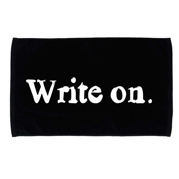 Journalist Autor Writer Write On Book Journalist Gift Microfiber Hand Towel