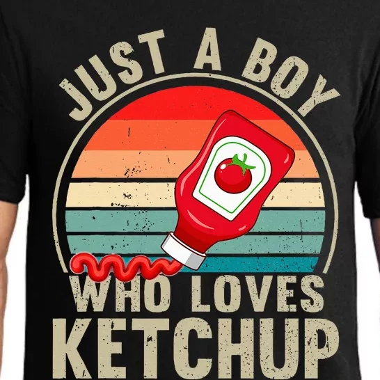 Just a Who Loves Ketchup Catsup Condiment Lover Pajama Set