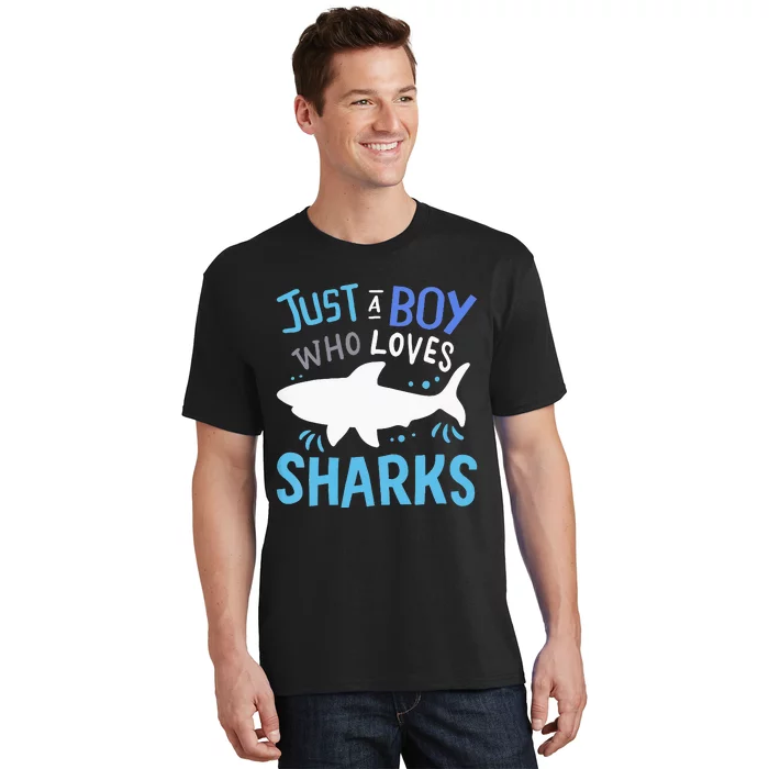 Just A  Who Loves Sharks T-Shirt