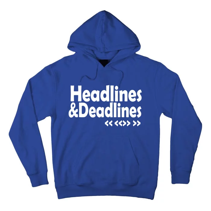 Journalist Autor Writer Writing Book Journalist Cute Gift Tall Hoodie