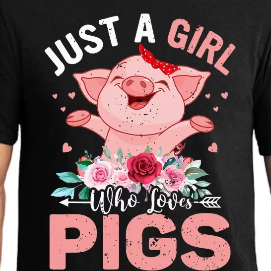 Just A Who Loves Pigs Pajama Set