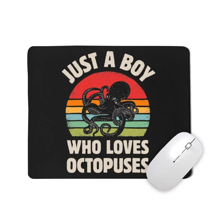 Just A  Who Loves Sea Animals Octopus Mousepad