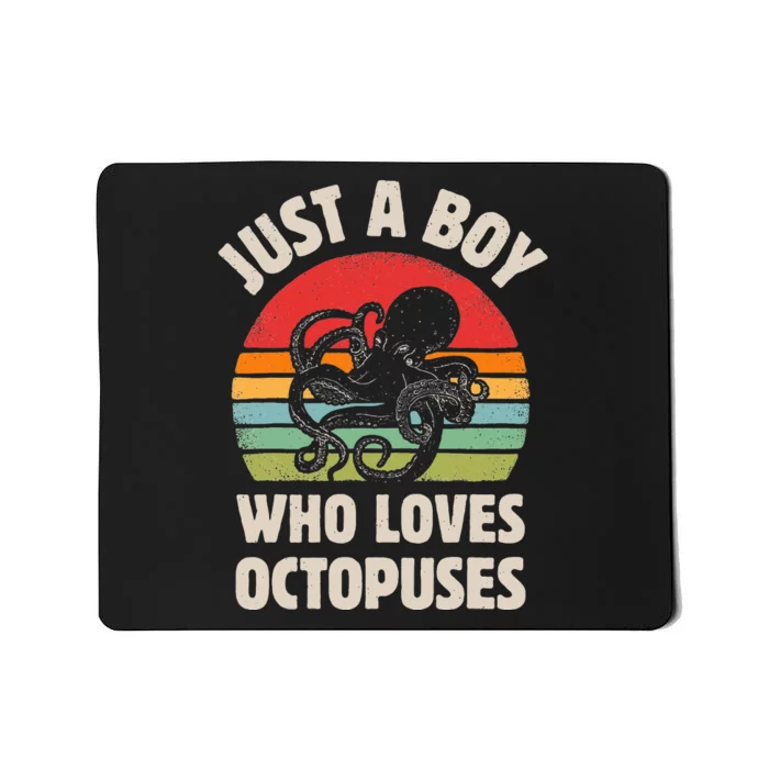 Just A  Who Loves Sea Animals Octopus Mousepad