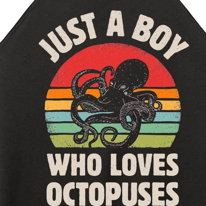 Just A  Who Loves Sea Animals Octopus Women’s Perfect Tri Rocker Tank