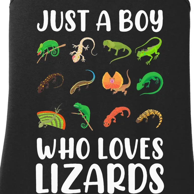 Just A  Who Loves Lizards Ladies Essential Tank