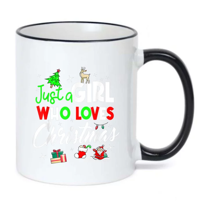 Just A Who Loves Christmas Meaningful Gift Black Color Changing Mug