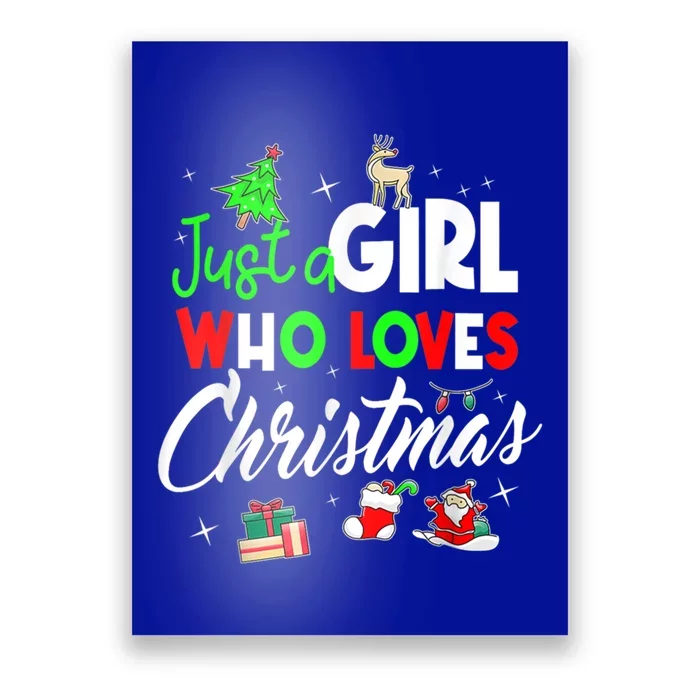 Just A Who Loves Christmas Meaningful Gift Poster