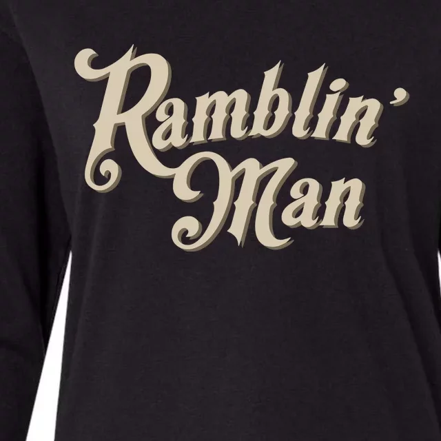 J.A.S.O.N Aldean Wearing Ramblin Man Womens Cotton Relaxed Long Sleeve T-Shirt