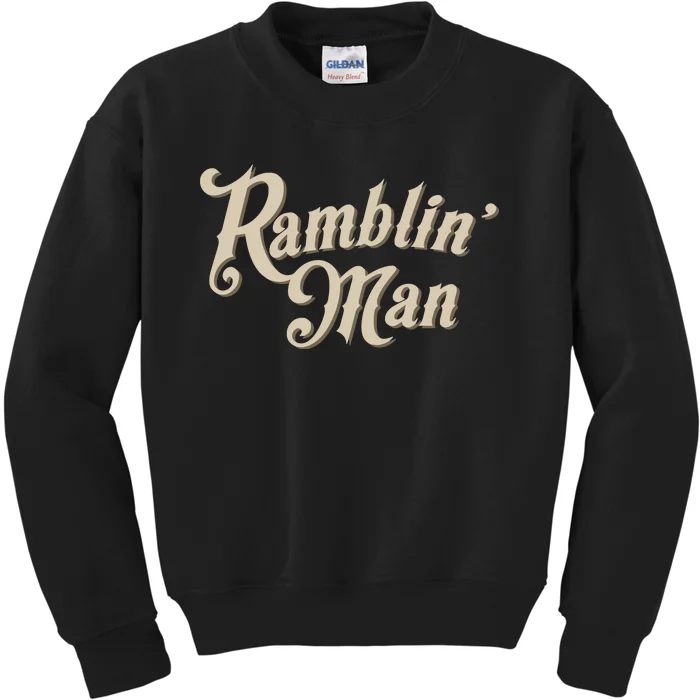 J.A.S.O.N Aldean Wearing Ramblin Man Kids Sweatshirt