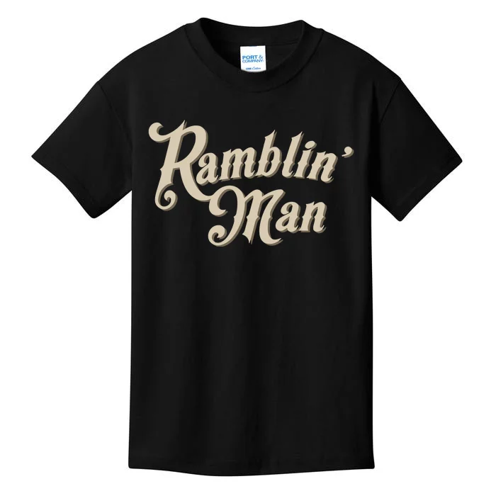 J.A.S.O.N Aldean Wearing Ramblin Man Kids T-Shirt