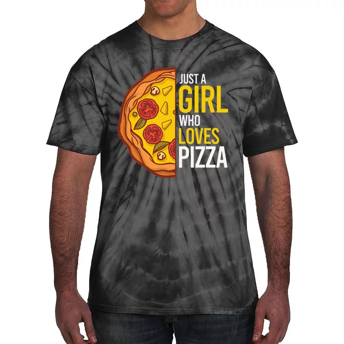 Just A  Who Loves Pizza Lover Funny Pizza foodie Tie-Dye T-Shirt