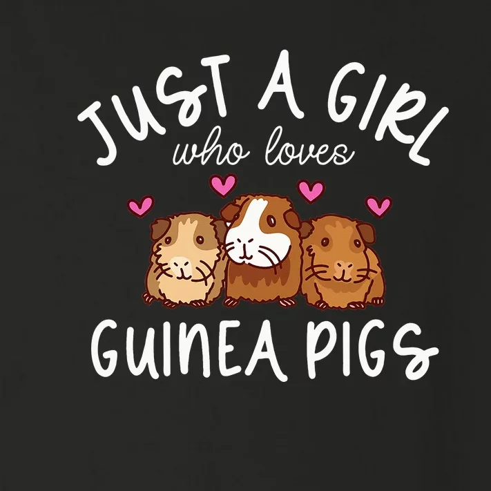 Just A  Who Loves Guinea Pigs Toddler Long Sleeve Shirt