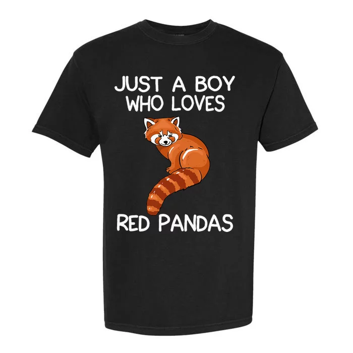 Just A Who Loves Red Pandas Gift Red Panda Garment-Dyed Heavyweight T-Shirt