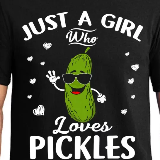 Just A Who Loves Pickles Gift For Pickles Lover Pajama Set