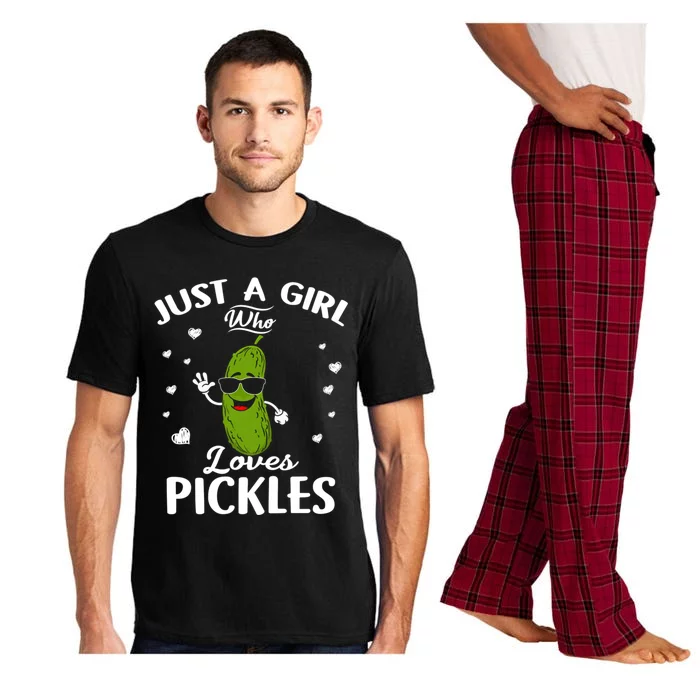 Just A Who Loves Pickles Gift For Pickles Lover Pajama Set