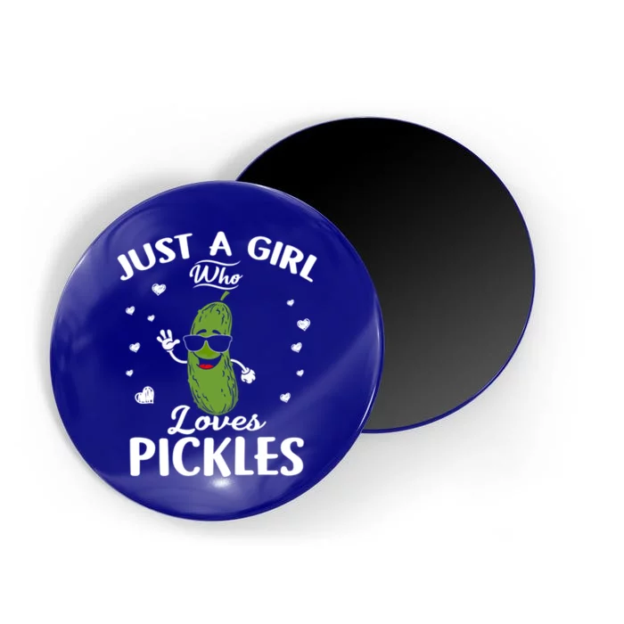 Just A Who Loves Pickles Gift For Pickles Lover Magnet