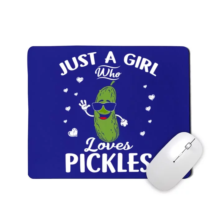 Just A Who Loves Pickles Gift For Pickles Lover Mousepad