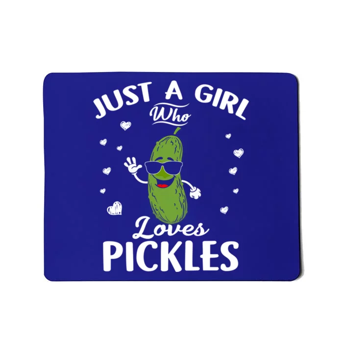 Just A Who Loves Pickles Gift For Pickles Lover Mousepad