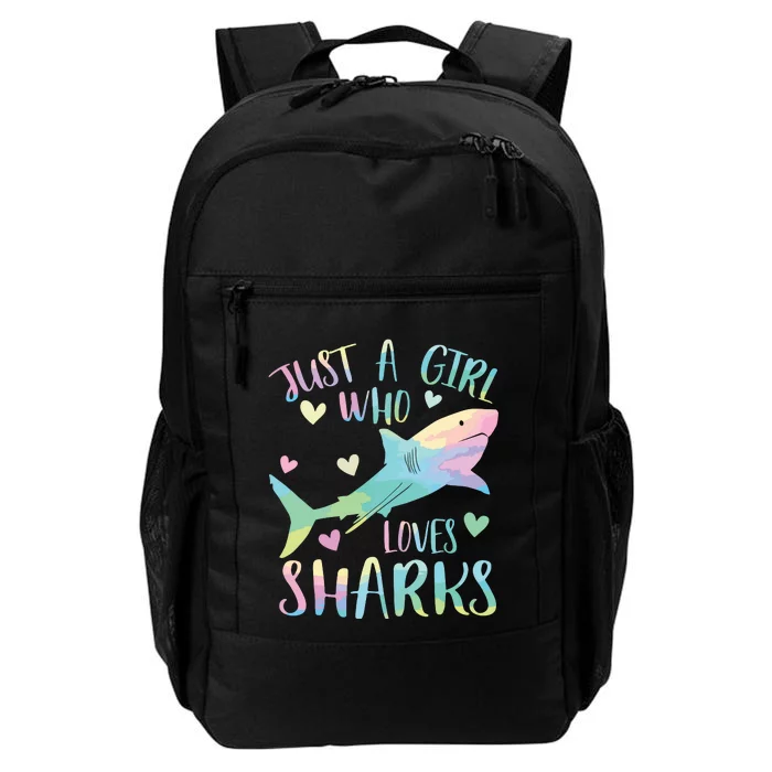 Just A Who Loves Sharks Cute Shark Lover Themed Daily Commute Backpack