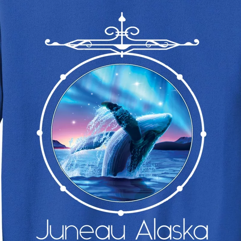 Juneau Alaska Whale Watching Aurora Borealis Souvenir Gift Tall Sweatshirt