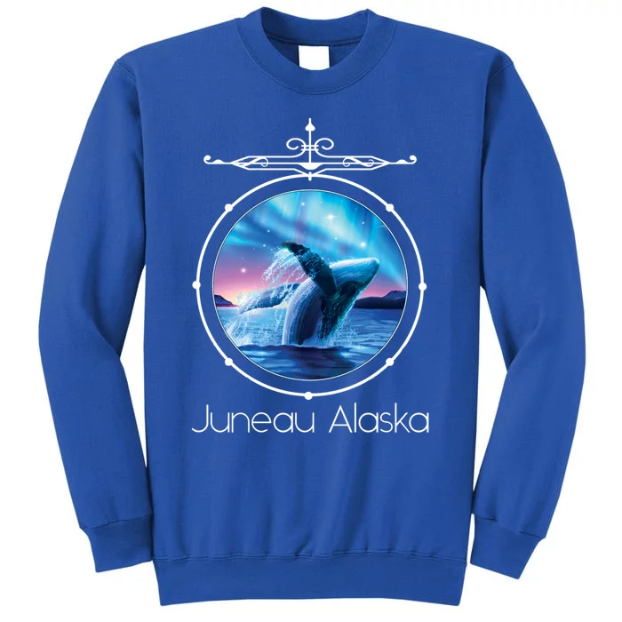 Juneau Alaska Whale Watching Aurora Borealis Souvenir Gift Tall Sweatshirt