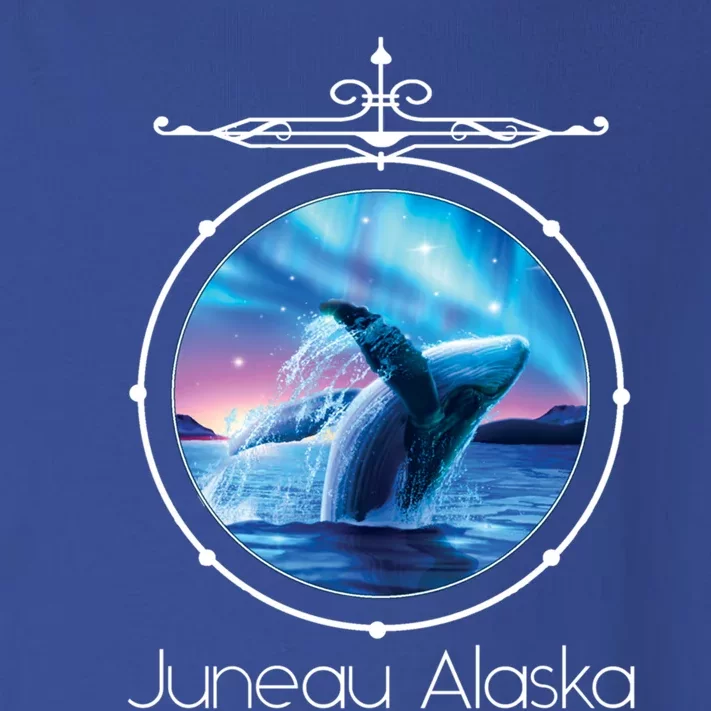 Juneau Alaska Whale Watching Aurora Borealis Souvenir Gift Toddler Long Sleeve Shirt