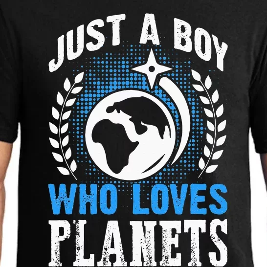 Just A Who Loves Planets Solar System Astrology Space Pajama Set