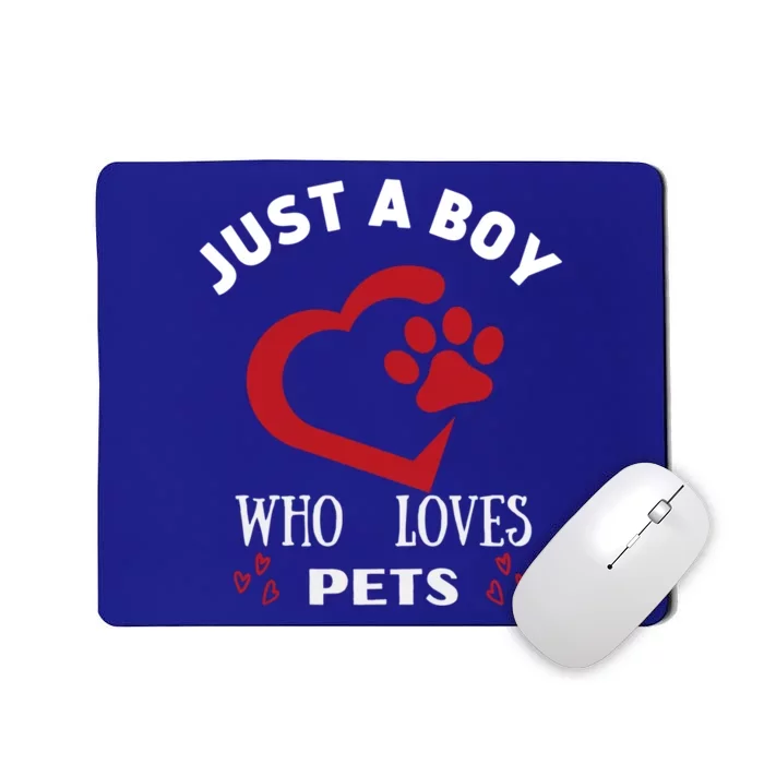 Just A Who Loves Cats Valentines Day Cats Funny Gift Mousepad