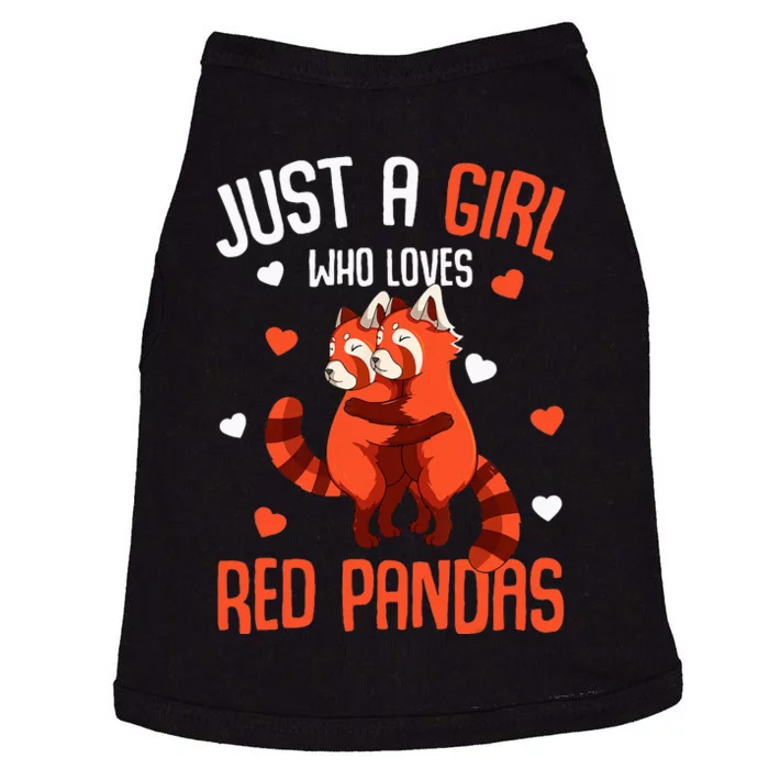 Just A Who Loves Red Pandas Doggie Tank