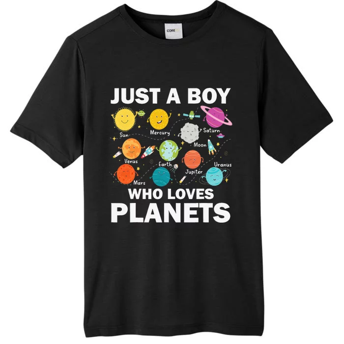 Just A Who Loves Planets Solar System Astrology Space ChromaSoft Performance T-Shirt