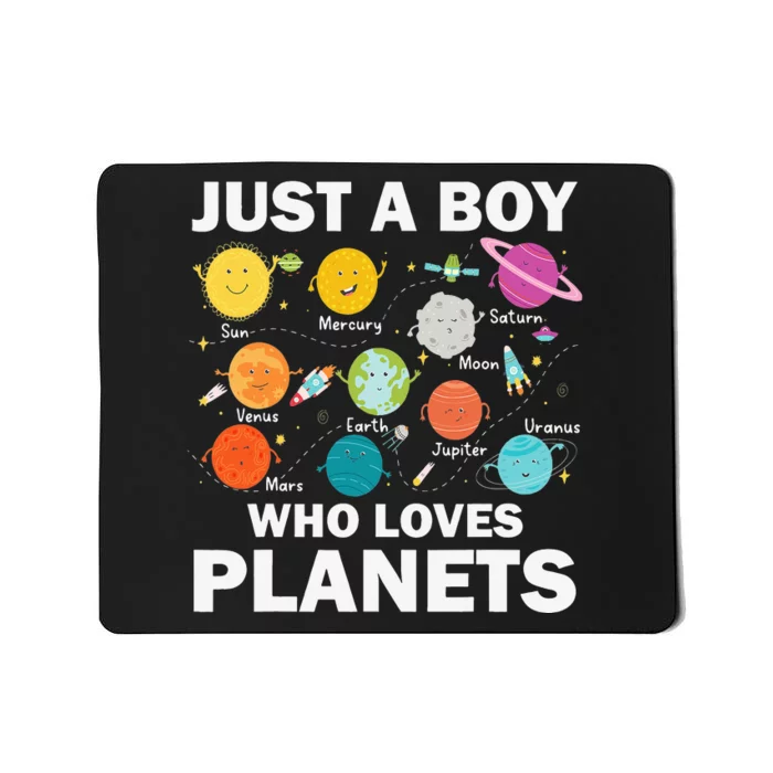 Just A Who Loves Planets Solar System Astrology Space Mousepad ...