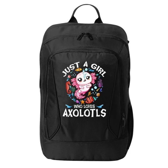 Just a  Who Loves Axolotls City Backpack