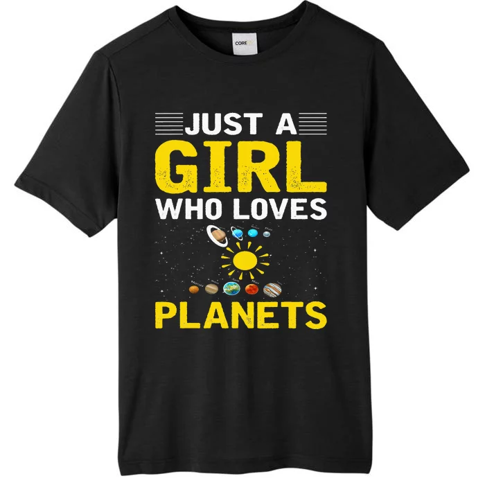 Just A Who Loves Planets I Astronomy ChromaSoft Performance T-Shirt