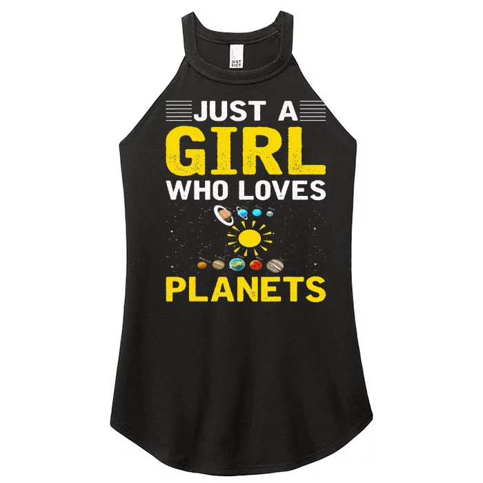 Just A Who Loves Planets I Astronomy Women’s Perfect Tri Rocker Tank