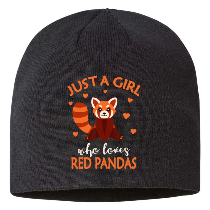 Just A Who Loves Red Pandas Red Panda 8 1/2in Sustainable Knit Beanie