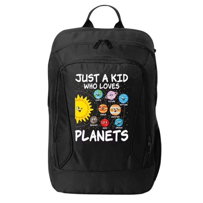 Just A Who Loves Planets Space Solar System Boy Girl City Backpack