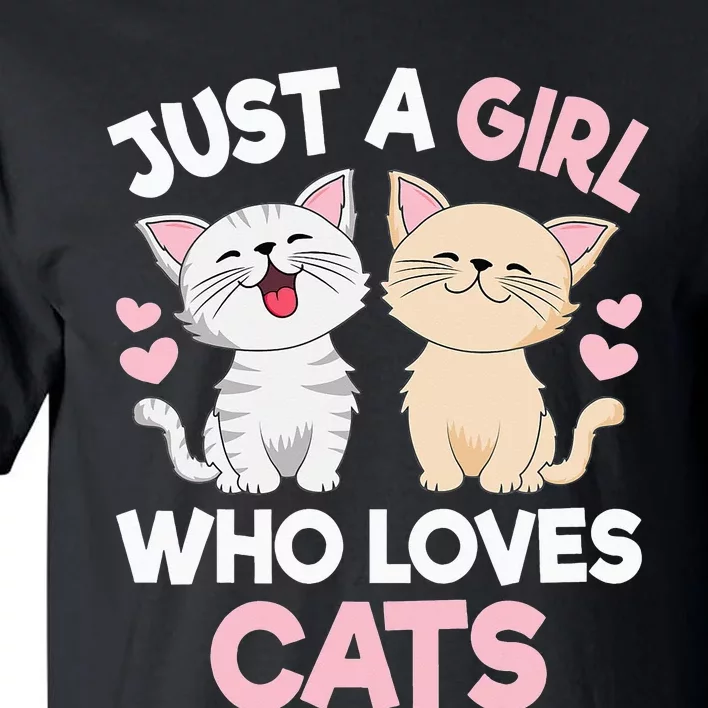 Just A  Who Loves Cats Tall T-Shirt