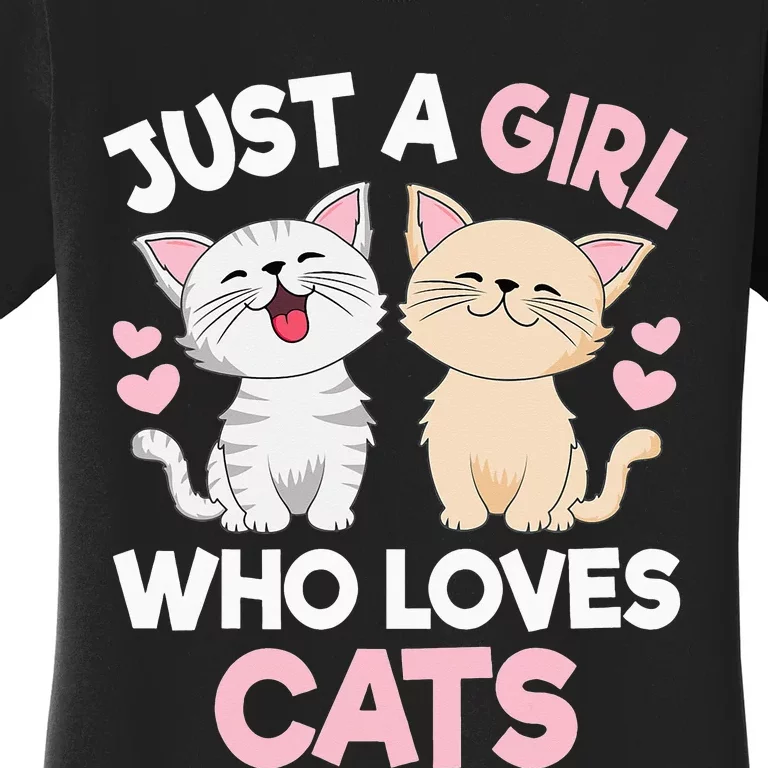 Just A  Who Loves Cats Women's T-Shirt