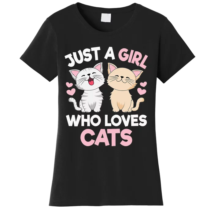 Just A  Who Loves Cats Women's T-Shirt