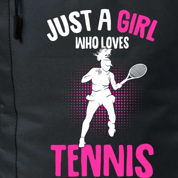 Just A Who Loves Tennis Player Gift Daily Commute Backpack