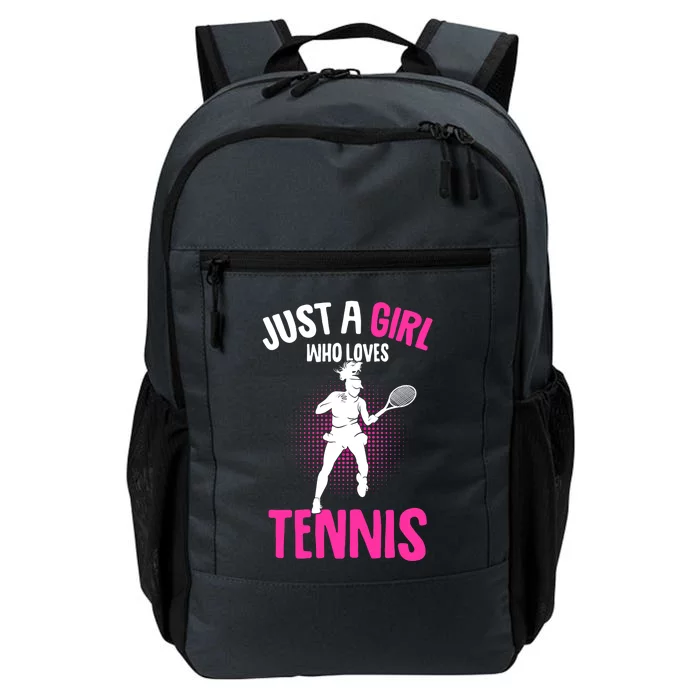 Just A Who Loves Tennis Player Gift Daily Commute Backpack