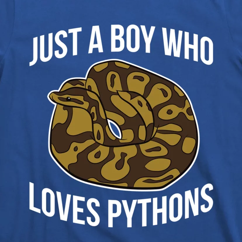 Just A Who Loves Ball Pythons Cute Ball Python Snake Gift T-Shirt