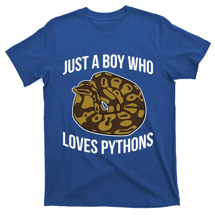 Just A Who Loves Ball Pythons Cute Ball Python Snake Gift T-Shirt