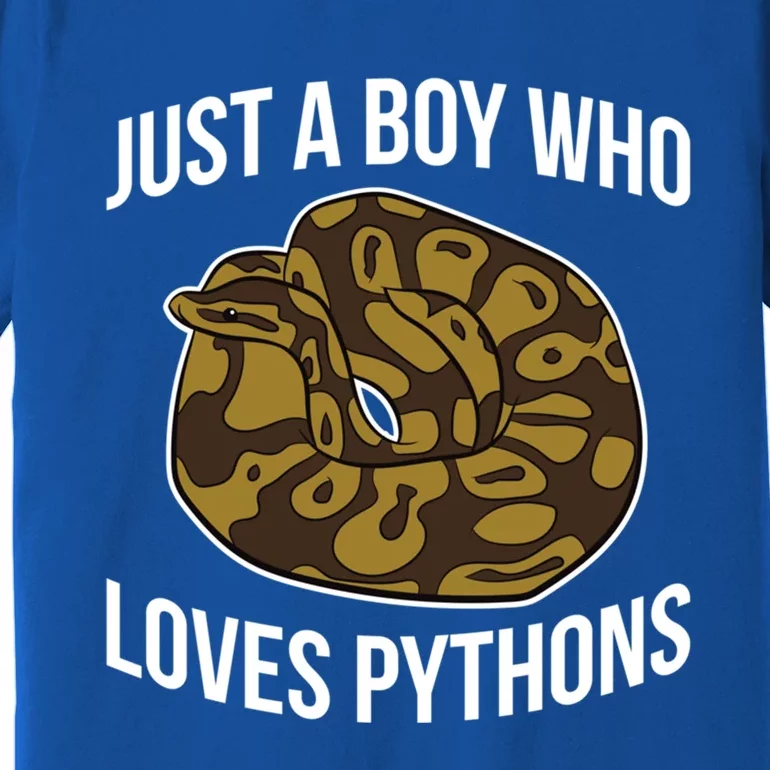 Just A Who Loves Ball Pythons Cute Ball Python Snake Gift Premium T-Shirt